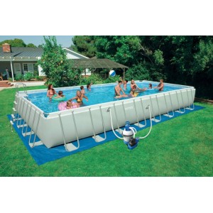 Басейн INTEX Ultra Frame Rectangular 975 х 488 x 132 см Басейн INTEX Ultra Frame Rectangular 975 х 488 x 132 см