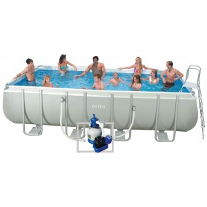 Басейн INTEX Ultra Frame Rectangular 732 х 366 x 132 см Басейн INTEX Ultra Frame Rectangular 732 х 366 x 132 см